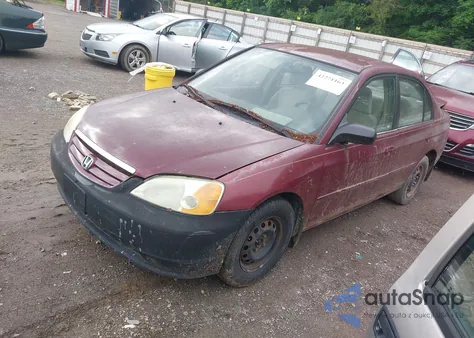 2002 Honda Civic Lx from USA, damaged, VIN 2HGES16582H590845